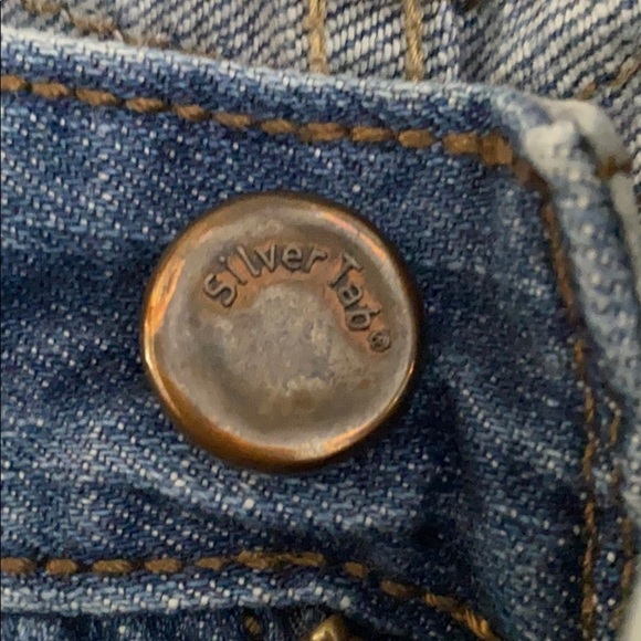 90’s vintage Silvertab blue medium fade denim - Picture 4 of 8